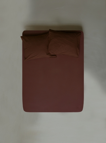 Cotton Percale Fitted Sheet Americano LR