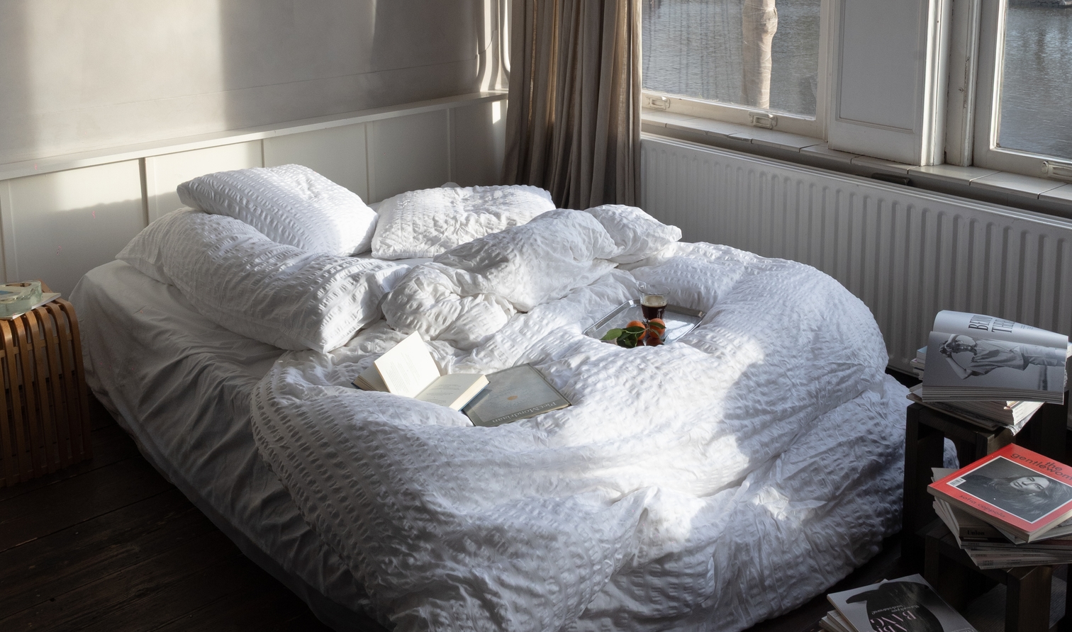 Smooth Waffle White nieuwe herengracht HR 1