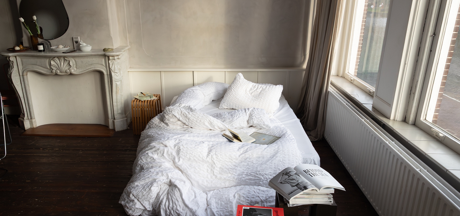 Smooth Waffle White nieuwe herengracht LR 19